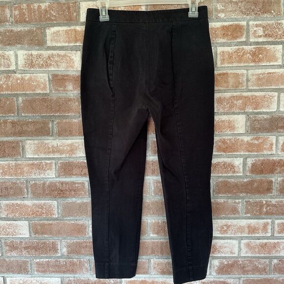 Everlane Black Tapered Ankle Pants Size 2 - Picture 4 of 9